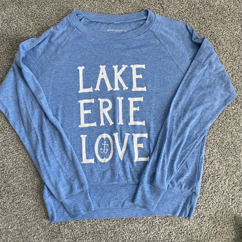 Shore Society ‘Lake Erie Love’ sweatshirt size S